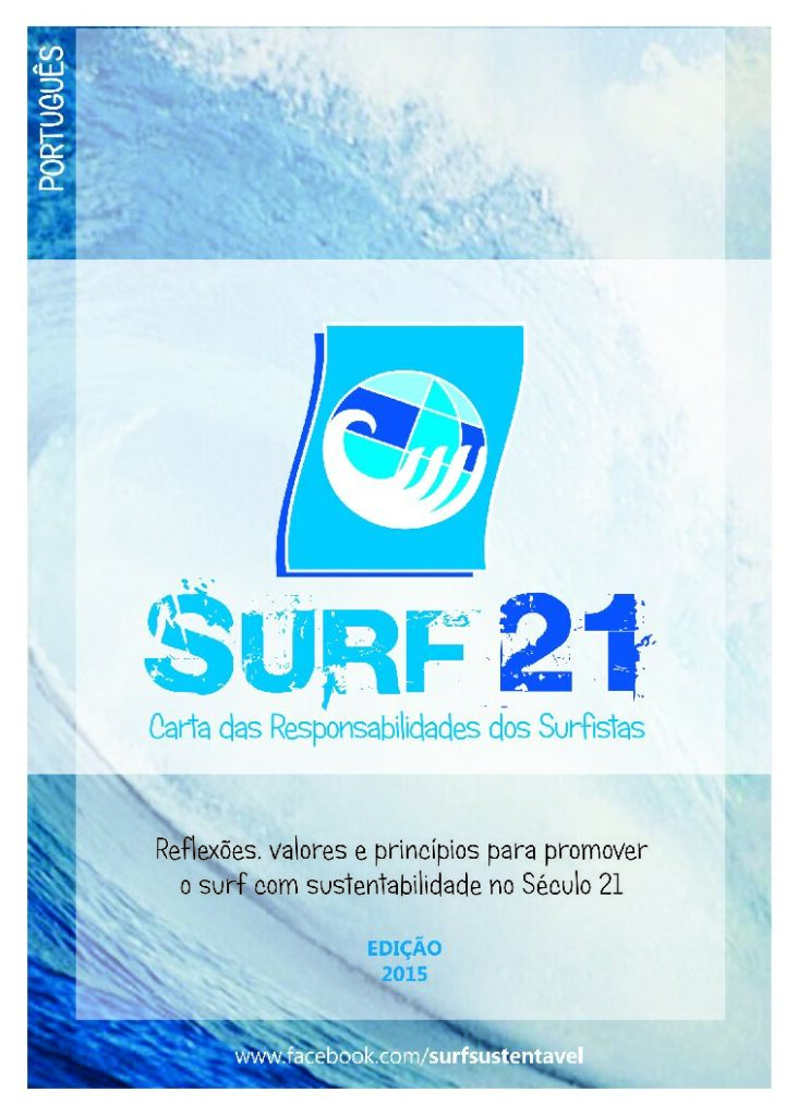 Capa da Carta das Responsabilidades dos Surfistas, Surf 21